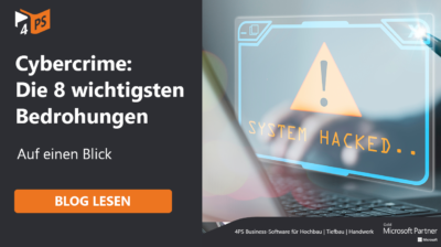 Cybercrime: Die 8 wichtigsten Cyberbedrohungen   für Bau- und Handwerksunternehmen