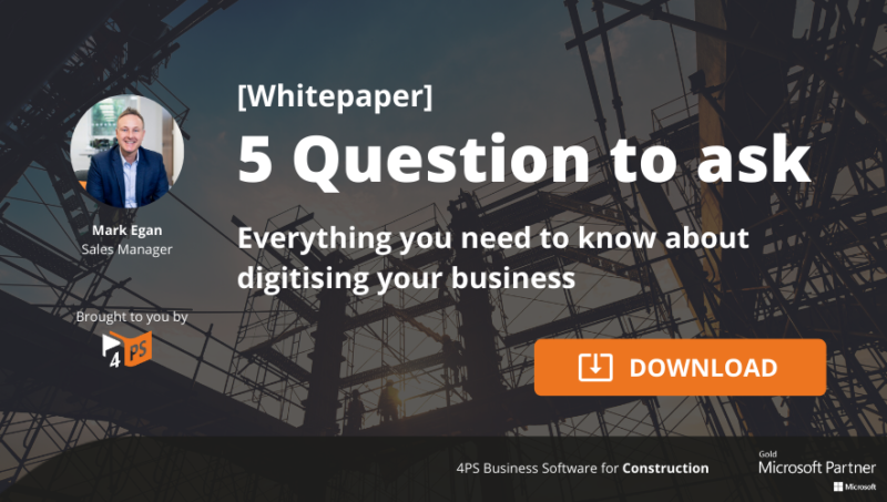 5 Questions to ask about digitising your business